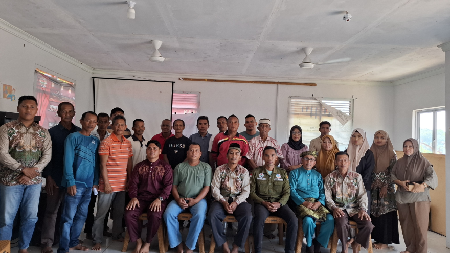 BPD Desa Lebuh Gelar Rapat Persetujuan Penganggaran Pengembalian Pinjaman Koperasi Desa Merah Putih